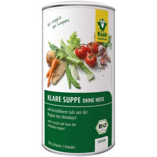 RAAB VITALFOOD Klare Suppe ohne Hefe 350g