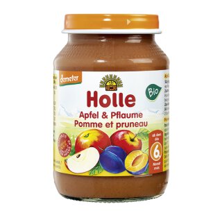 HOLLE Bio Apfel &amp; Pflaume 190g