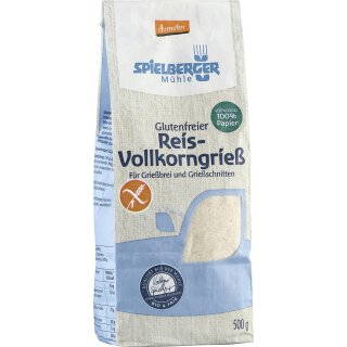 SPIELBERGER M&Uuml;HLE Reis-Vollkorngrie&szlig; 400g