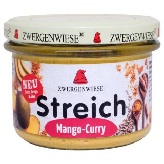ZWERGENWIESE Streich Mango-Curry 180g