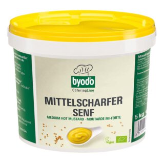 BYODO Mittelscharfer Senf 5kg