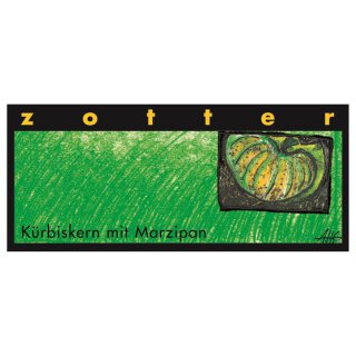 ZOTTER K&uuml;rbiskerne mit  Marzipan 70g
