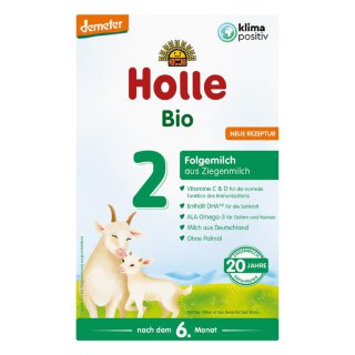HOLLE Bio Folgemilch 2 auf Ziegenmilchbasis  400g