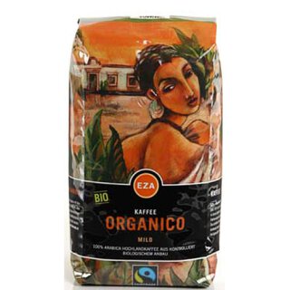 EZA Kaffee Organico mild ganze Bohnen 1kg